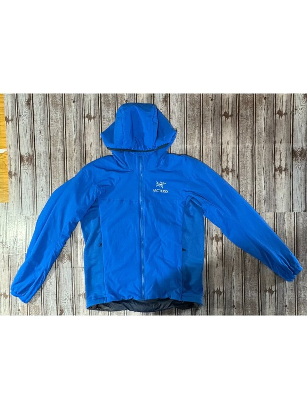 Arc'teryx Full Zip Atom AR Hoody Jacket Size S color blue stain*
